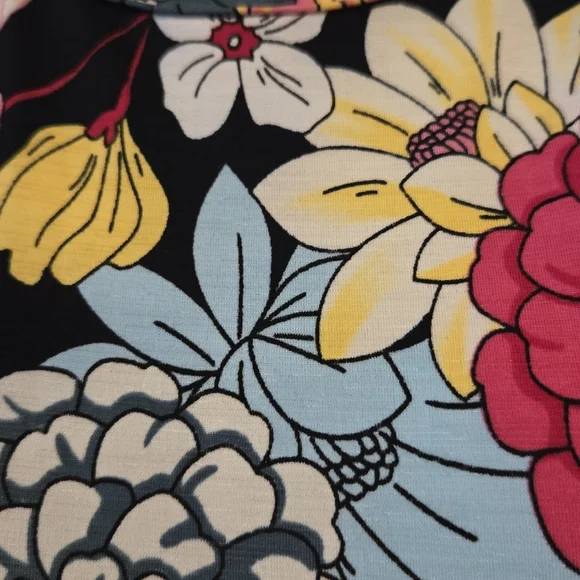 Celeste Multi Color Floral And Yellow Patterned Fabric - Picture 5 of 6